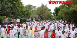 योगामुळे निरोगी, सकारात्मक आणि संतुलित जीवन जगणे शक्य – आ. किशोर जोरगेवार