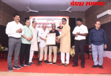 गिरीशभैय्या ठाकर यांच्या अमृतमहोत्सवी भव्य सत्कार