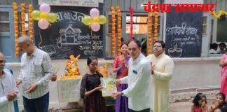 लोकमान्य टिळक विद्यालय तथा कनिष्ठ महाविद्यालय, चंद्रपूर येथे प्रवेशोत्सव उत्साहात साजरा
