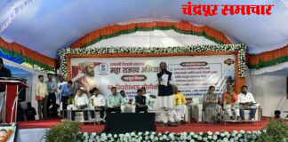 लोकाभिमुख प्रशासनातूनच शासनाच्या योजनांचे उद्दिष्ट साध्य होईल – आ. किशोर जोरगेवार मुख्यमंत्री देवेंद्र फडणवीस यांच्या वाढदिवसानिमित्त शासनाच्या वतीने ‘महाराजस्व अभियान’; विविध योजनांच्या लाभार्थ्यांना प्रमाणपत्रे व मंजुरी आदेशांचे वितरण