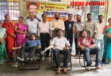 आमदार किशोर जोरगेवार यांच्या देवाभाऊ जनकल्याण सेवा सप्ताहालारक्तदान शिबिरांनी सुरुवात