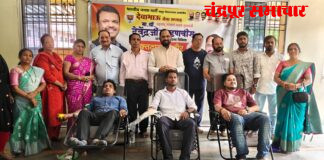 आमदार किशोर जोरगेवार यांच्या देवाभाऊ जनकल्याण सेवा सप्ताहालारक्तदान शिबिरांनी सुरुवात
