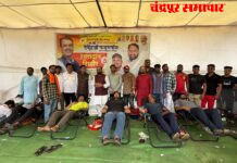 आमदार किशोर जोरगेवार यांच्या पुढाकारातून विक्रमी रक्तदान; १४ शिबिरांत १,०७० रक्तदात्यांचा सहभाग