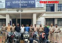 चोरीच्या 4 मोटारसायकली जप्त – आरोपी अटकेत राजुरा पोलिसांच्या कारवाईत २ लाख ८० हजारांचा मुद्देमाल हस्तगत