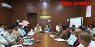 चंद्रपूरच्या विकासकामांना गती देण्यासाठी आ. किशोर जोरगेवार यांची जिल्हाधिकारी कार्यालयात आढावा बैठक रिंग रोडसह रेल्वे पुलाचे रुंदीकरण, रस्ते विकास, नझूल पट्टे, माईन टुरिझम आणि विविध प्रलंबित प्रश्नांचा घेतला आढावा