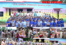 वाढदिवसानिमित्त विद्यार्थ्यांना शैक्षणिक भेट; वृक्षारोपणातून पर्यावरण संवर्धनाचा संदेश