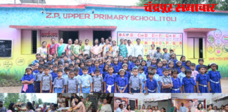 वाढदिवसानिमित्त विद्यार्थ्यांना शैक्षणिक भेट; वृक्षारोपणातून पर्यावरण संवर्धनाचा संदेश